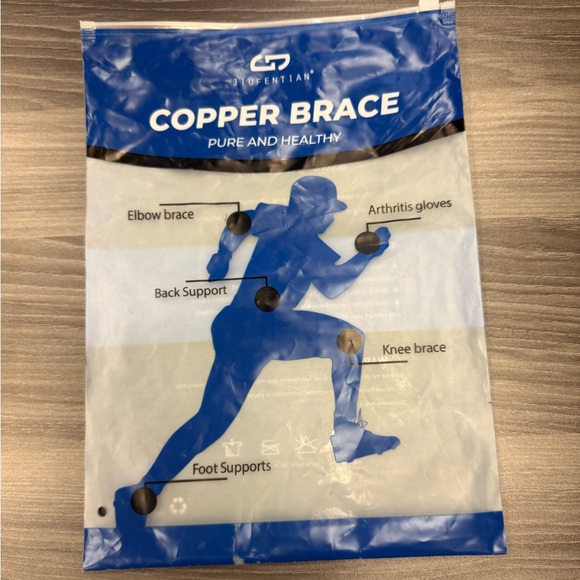 Copper Knee Braces for Men & Women (2pack) Size 3XL compression sleeve knee pain - Picture 4 of 7